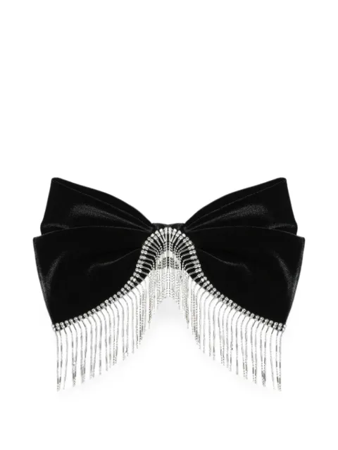 ANOUKI crystal-embellished velvet hair clip
