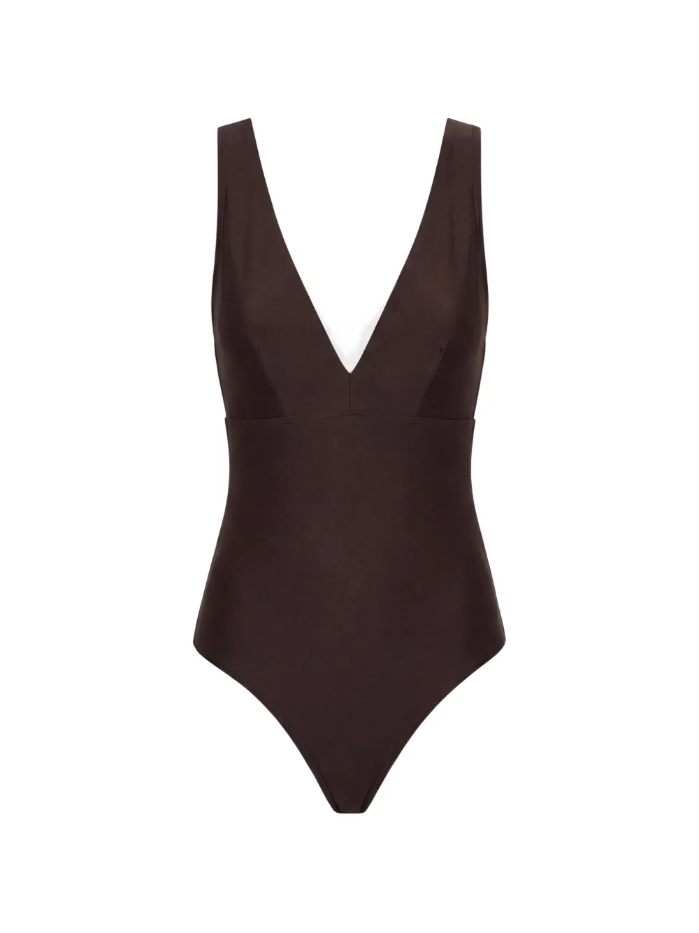 BONDI BORN Costume intero Lecco con scollo a V - Marrone