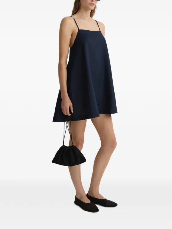 bondi born blue dress Leiden Flared Mini | YGroup_sullivan-puff Hand painted two by SIZE:XL *FINAL SALE* crafted from Japanese Naia
