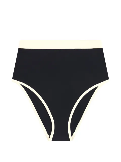 BONDI BORN Jayde high-waist bikini bottoms