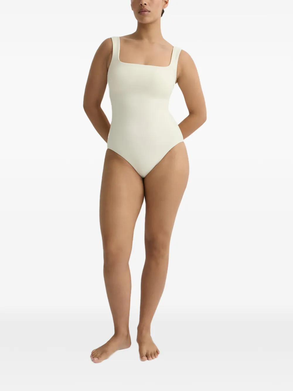 BONDI BORN Badpak met vierkante hals Beige