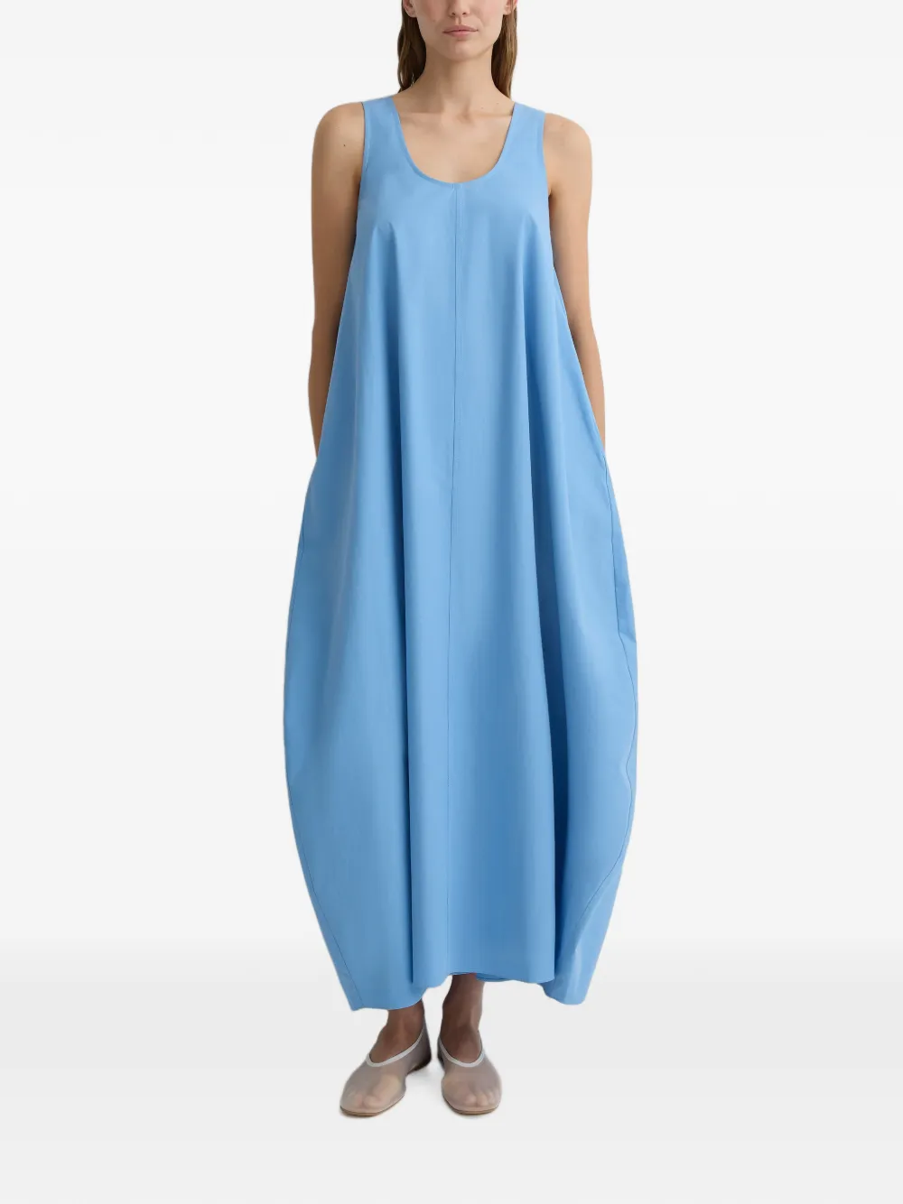 BONDI BORN Avila cocon maxi-jurk Blauw