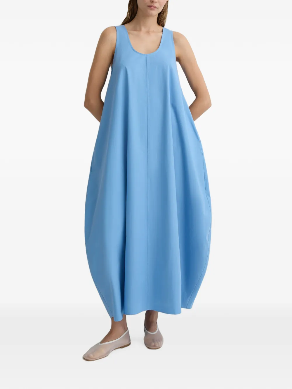 BONDI BORN Avila cocon maxi-jurk Blauw