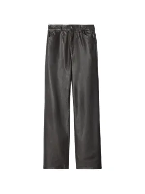 LOEWE レザーパンツ | ブラック | FARFETCH JP