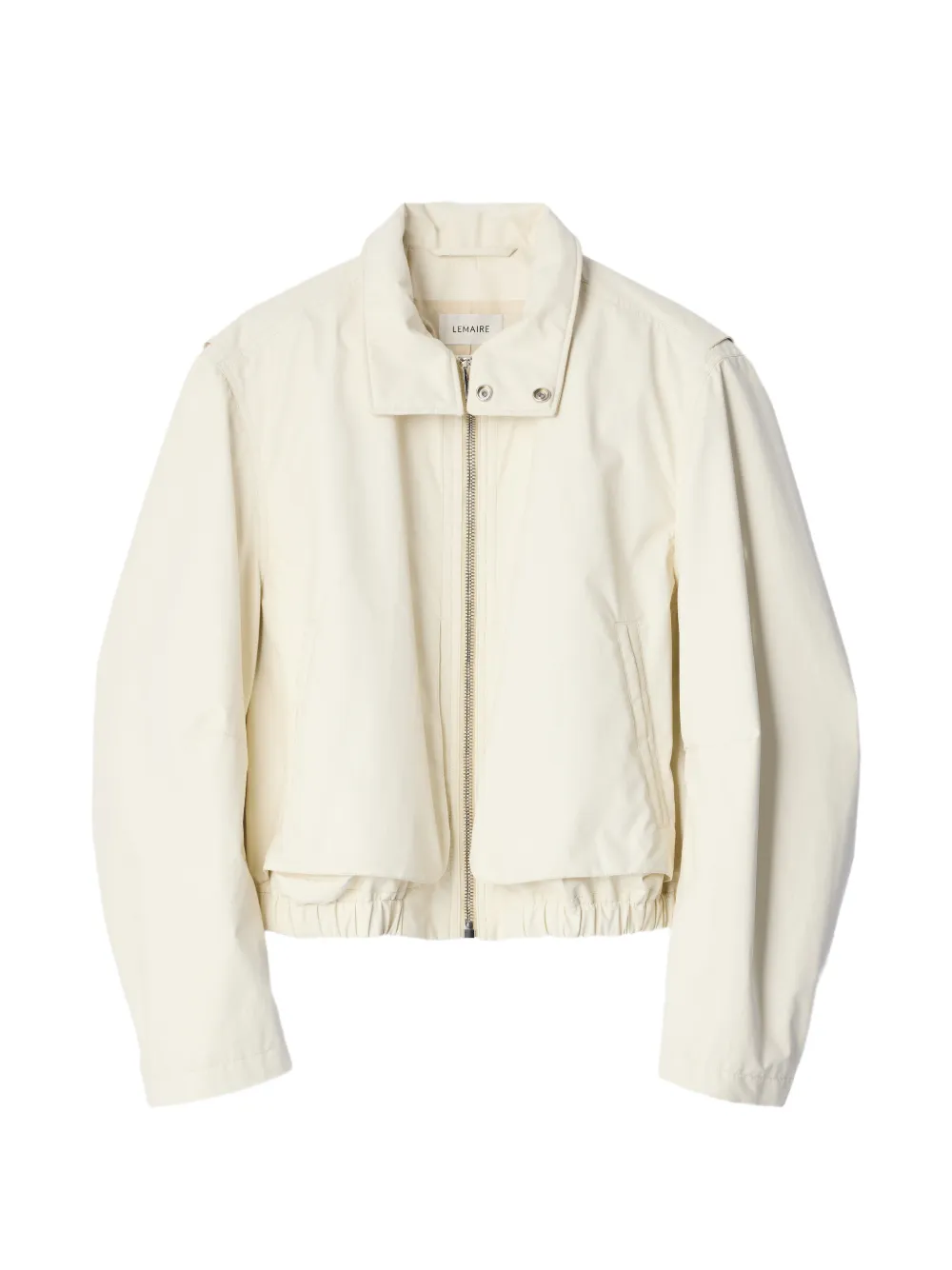 LEMAIRE veste bomber zippée à col montant - Tons neutres LEMAIRE veste bomber zippée à col montant - Tons neutres