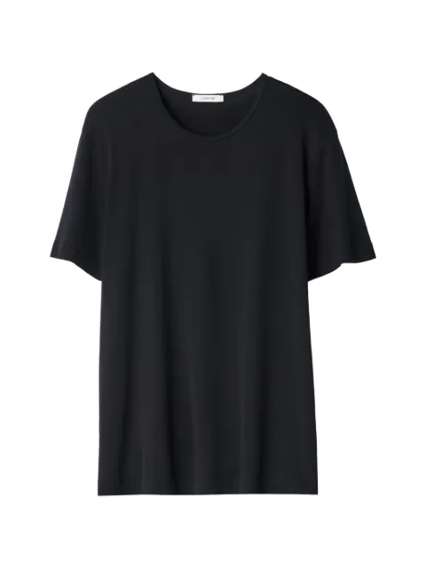 LEMAIRE scoop-neck T-shirt in ribbed jersey