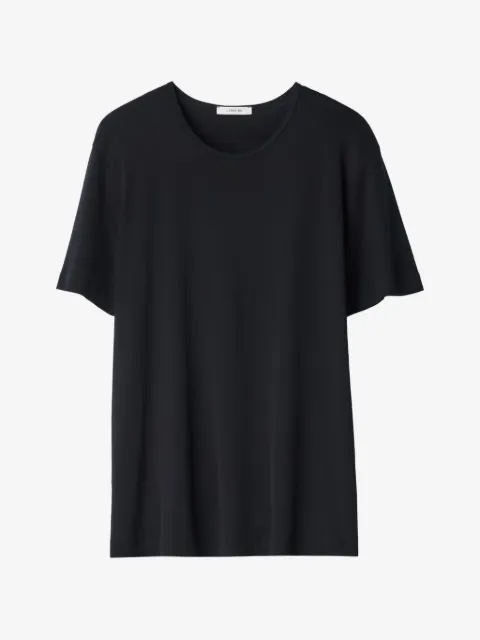 LEMAIRE scoop-neck T-shirt in ribbed jersey