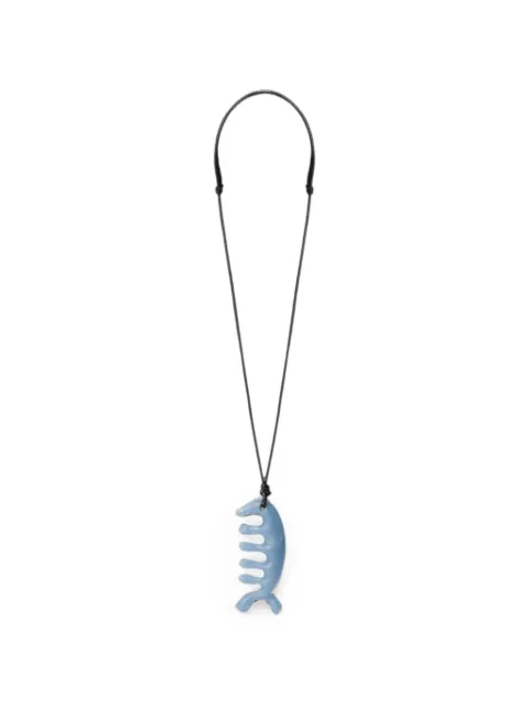 LEMAIRE beluga gua sha necklace in angelite