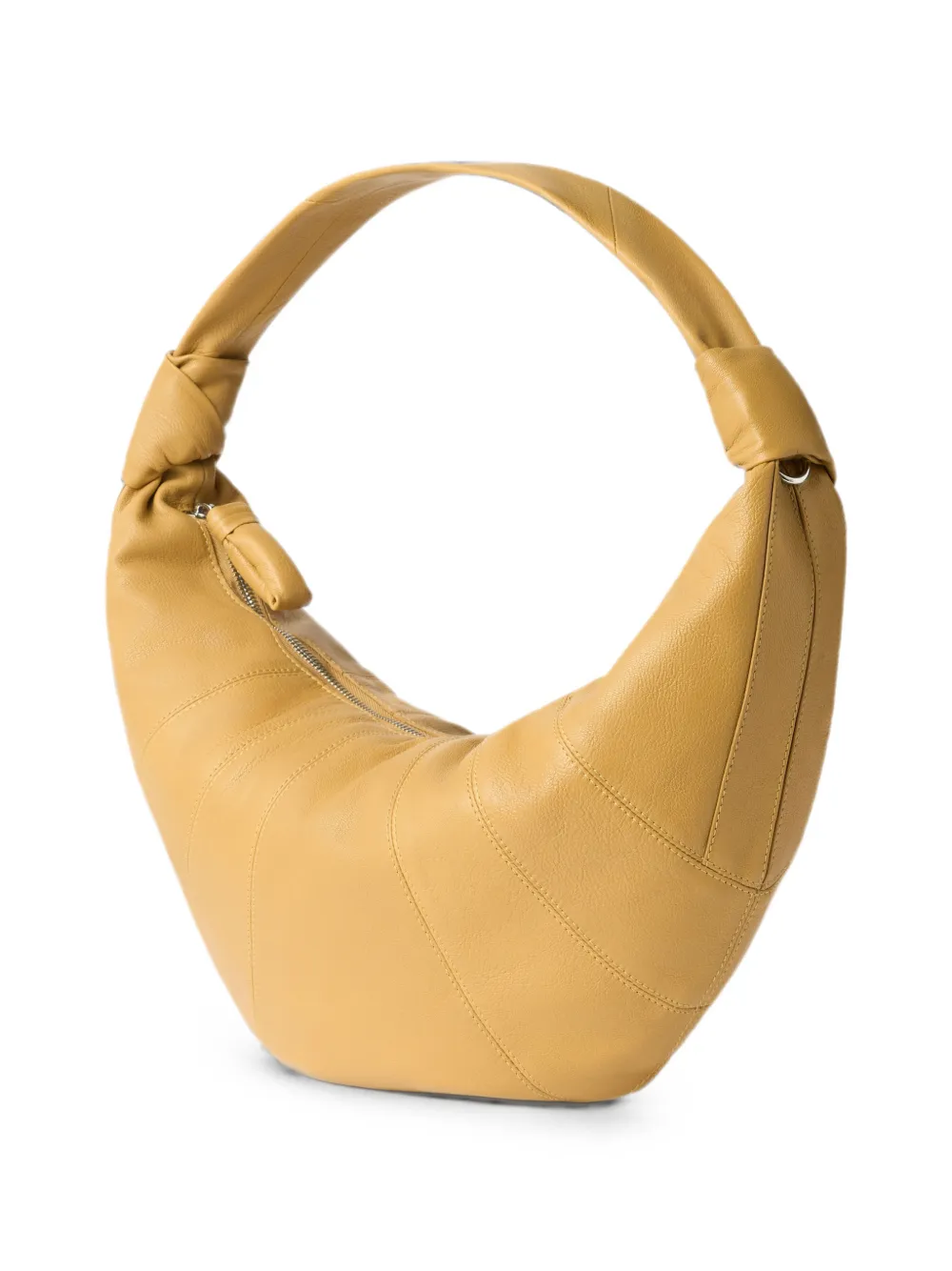 LEMAIRE Fortune Croissant bag in goat leather - Toni neutri