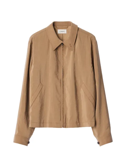 LEMAIRE crinkled-texture zipped jacket