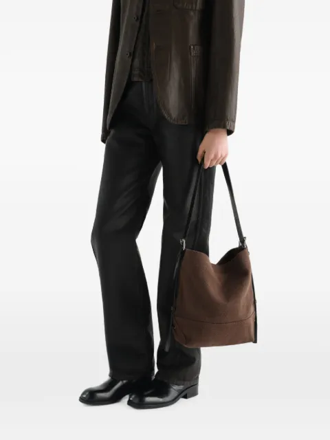 LEMAIRE small Belted tote bag in heavy eco cotton canvas