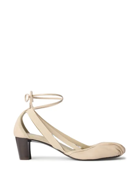 LEMAIRE ballerines Pedille 55 mm à talon en cuir