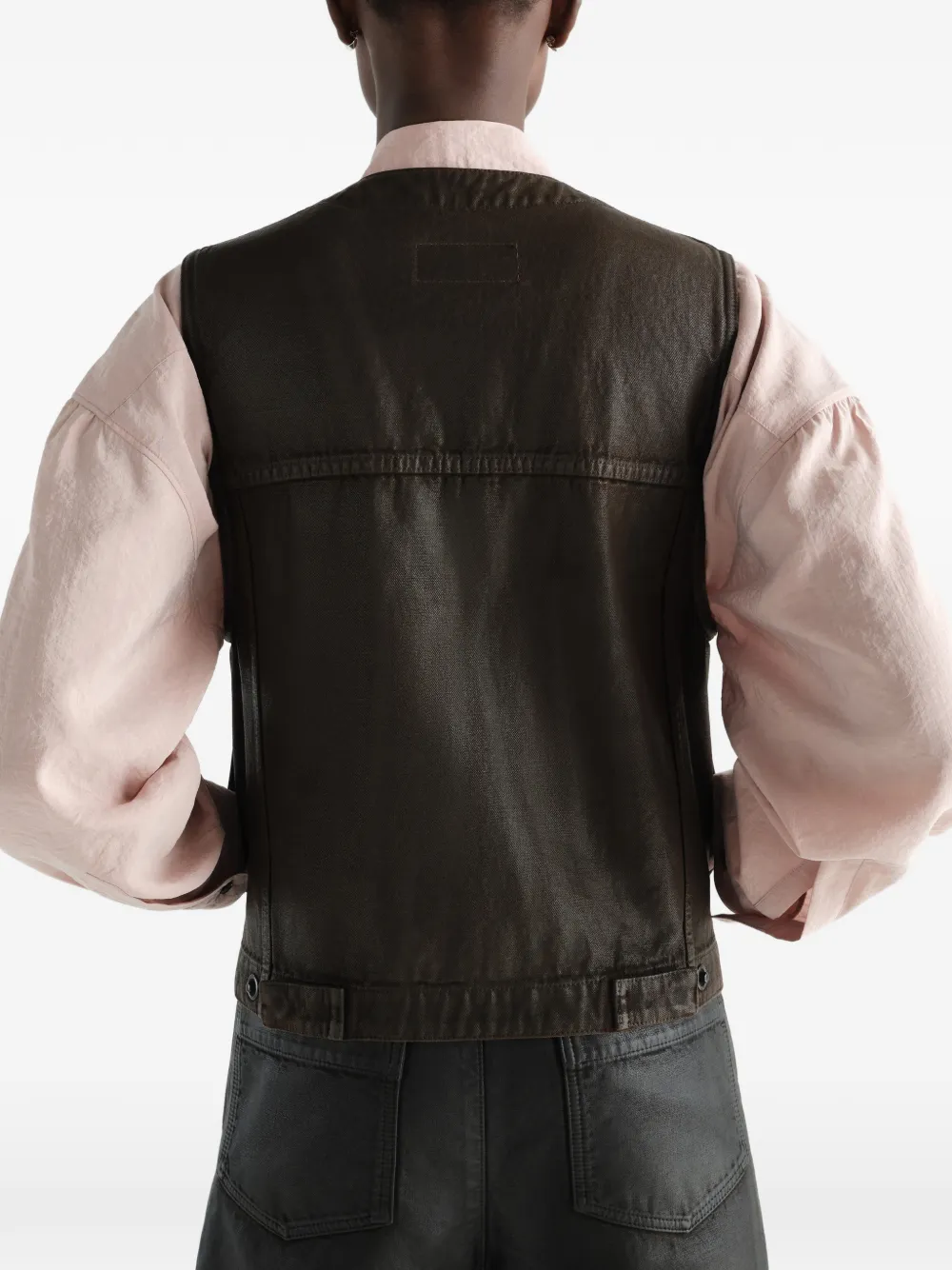 LEMAIRE Twill cargo top Bruin
