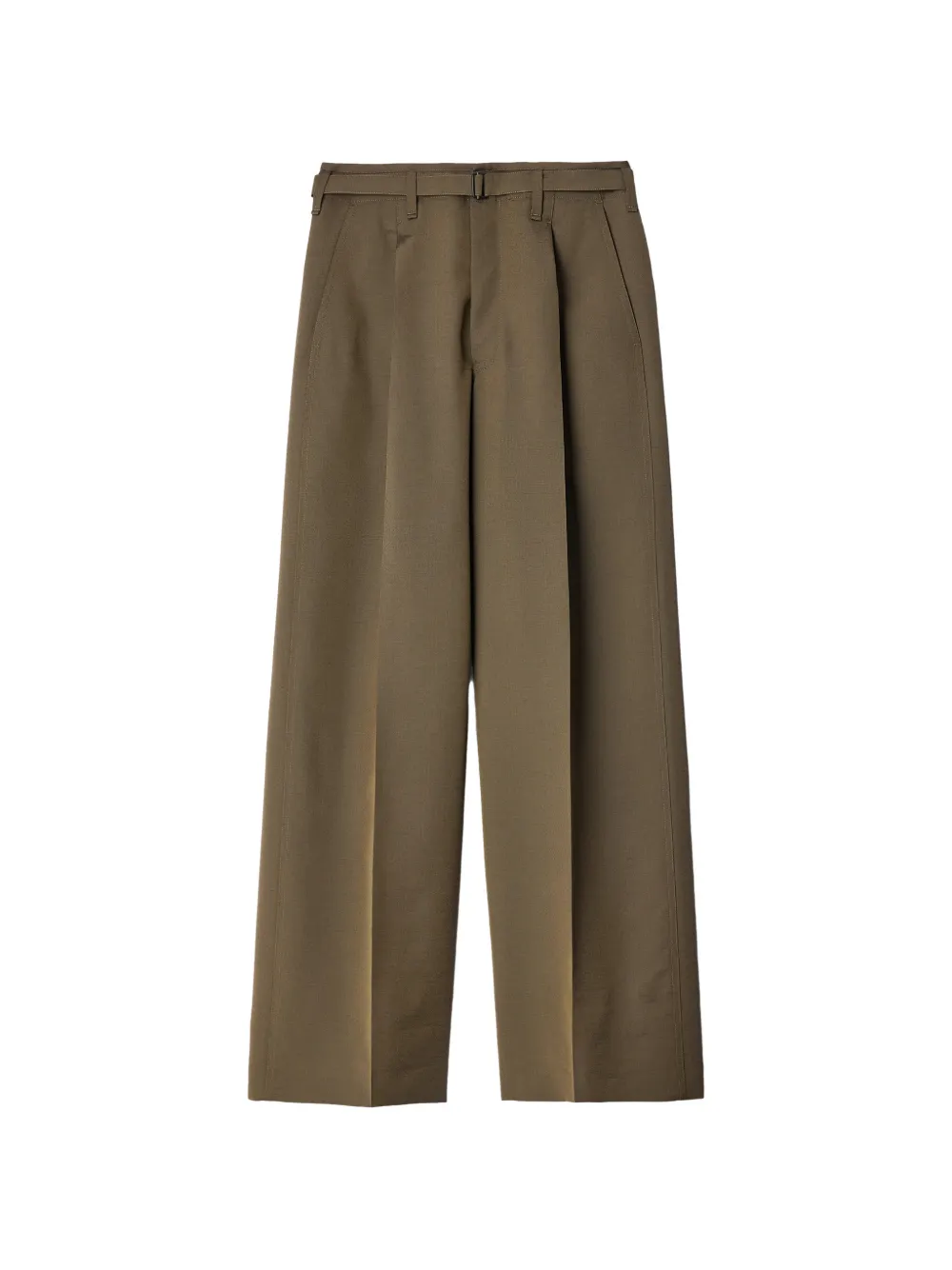 LEMAIRE pantalon ample en drap de laine et mohair à plis - Vert LEMAIRE pantalon ample en drap de laine et mohair à plis - Vert