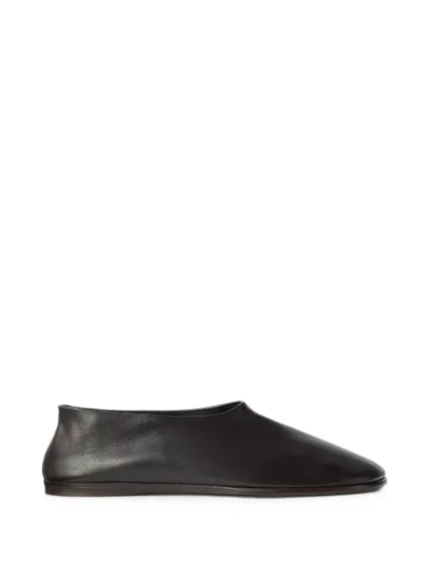 LEMAIRE glove slip-ons in shiny nappa lambskin