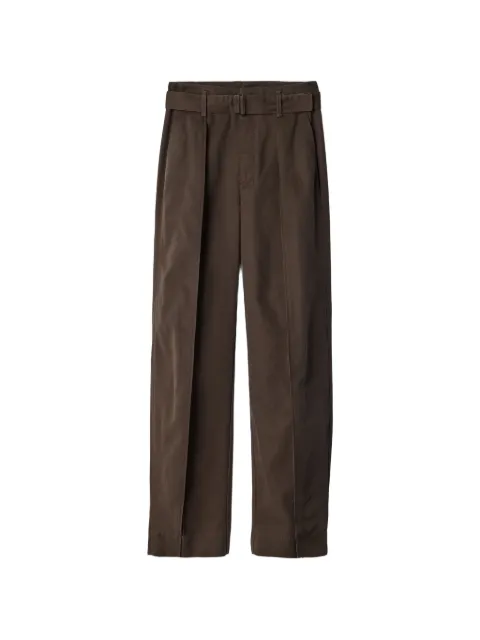 LEMAIRE curved trousers in cotton twill blend