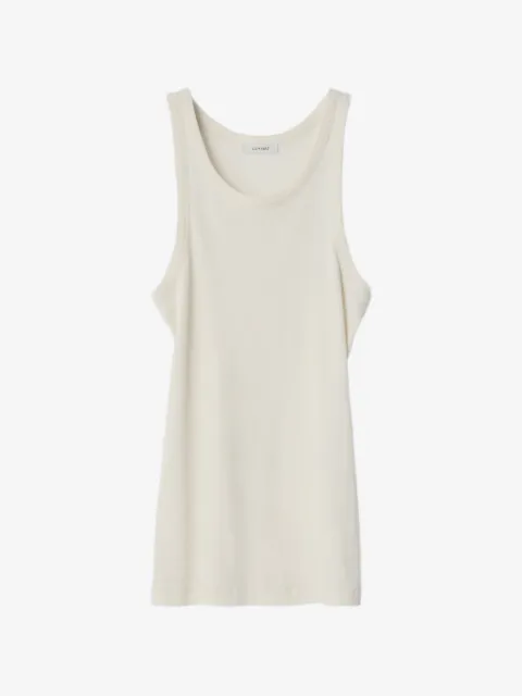 LEMAIRE tank top in ribbed jersey