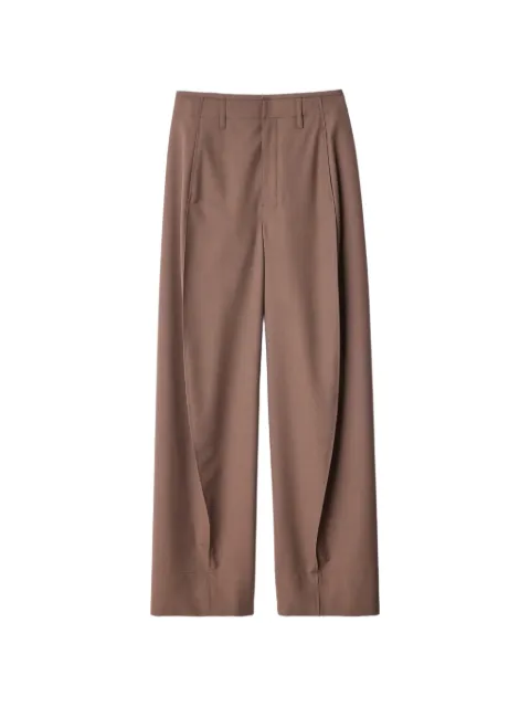 LEMAIRE baggy pants in tropical wool blend