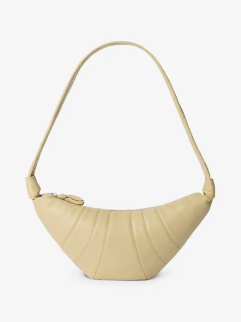 LEMAIRE Mittelgroße Croissant Tasche aus Leder