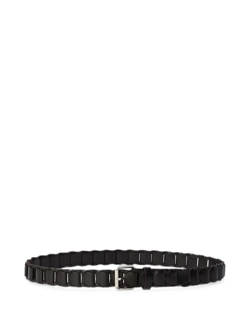 LEMAIRE link belt in vegetable-tanned leather - Brown