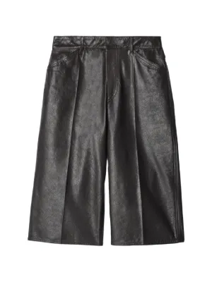 LEMAIRE 黒 ショートパンツ M LEMAIRE レザー ショートパンツ | ブラウン | FARFETCH JP