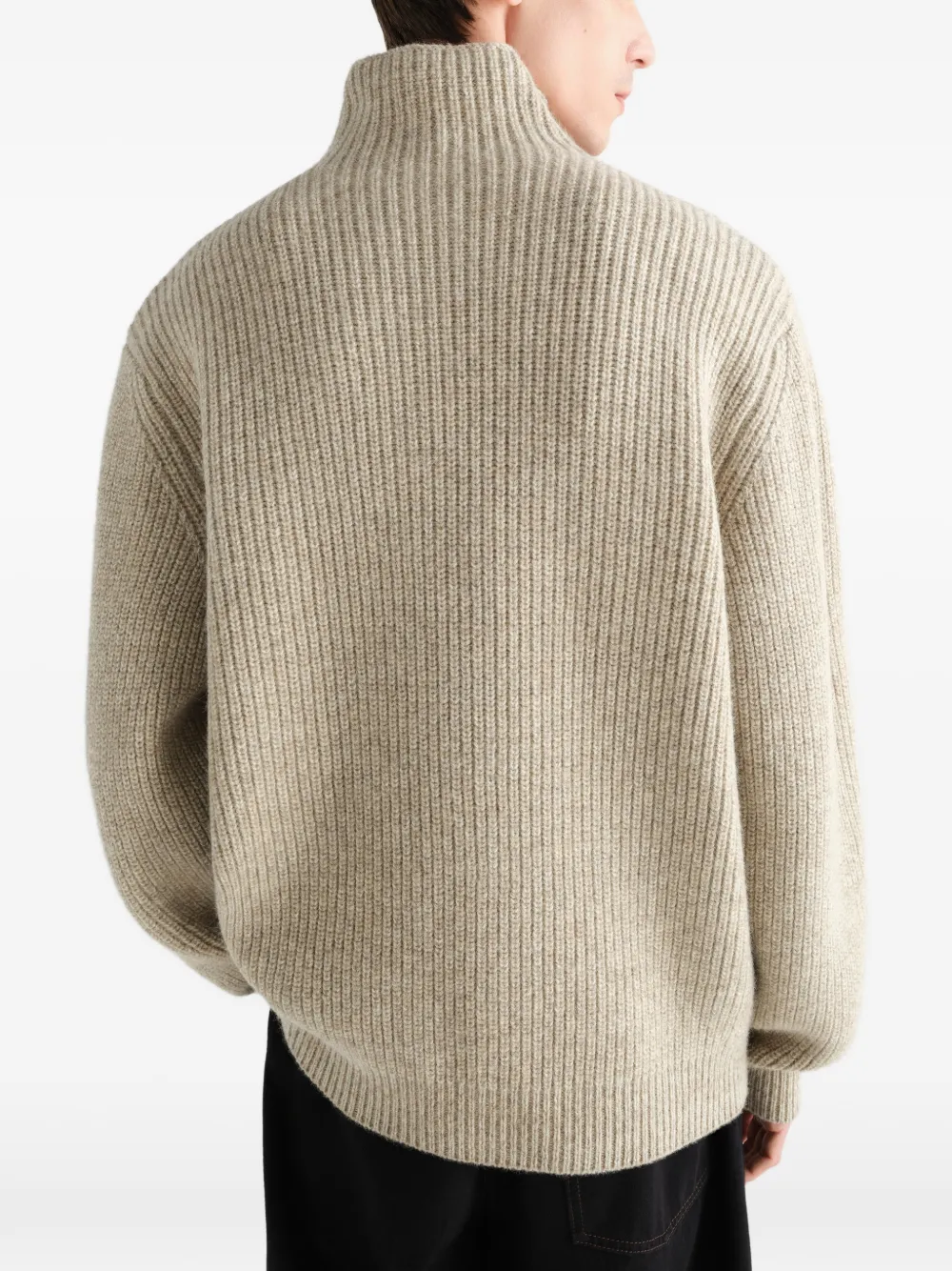 LEMAIRE Trui met hoge hals Beige