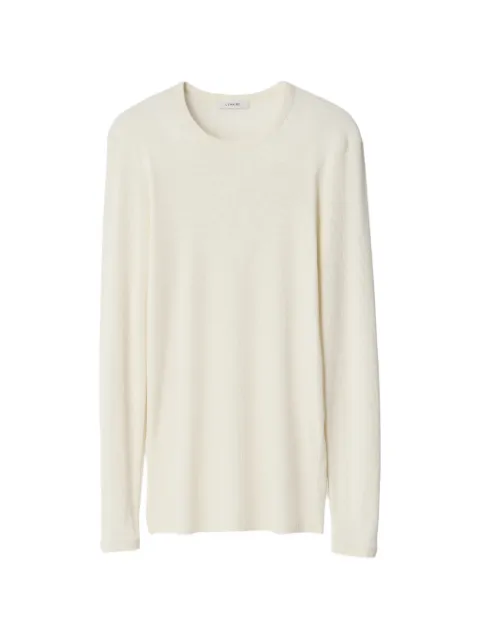 LEMAIRE long-sleeve top in ribbed jersey