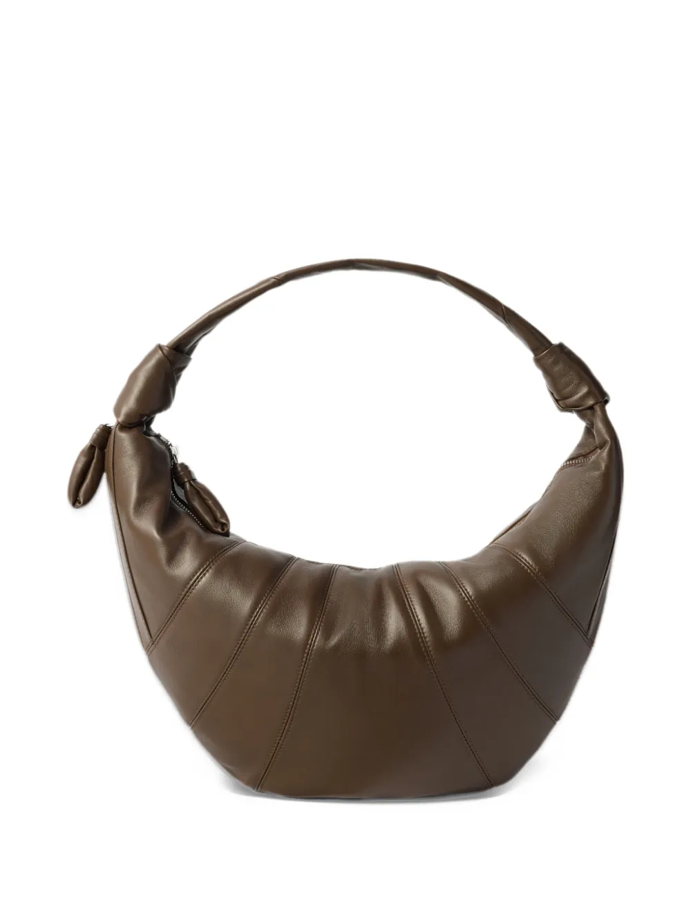 LEMAIRE Fortune Croissant leren tas Bruin