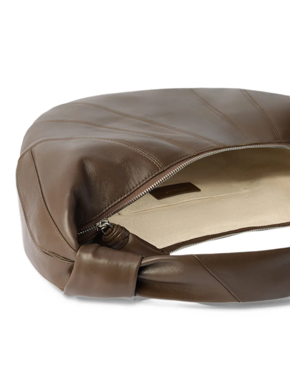 LEMAIRE Fortune Croissant leren tas Bruin