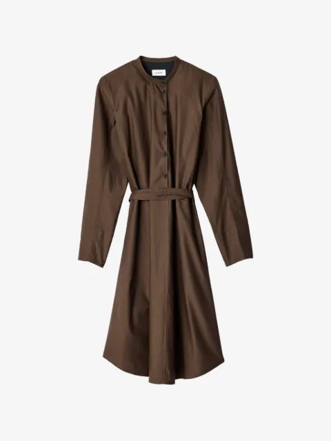 LEMAIRE sailor dress in washed cotton and silk blend