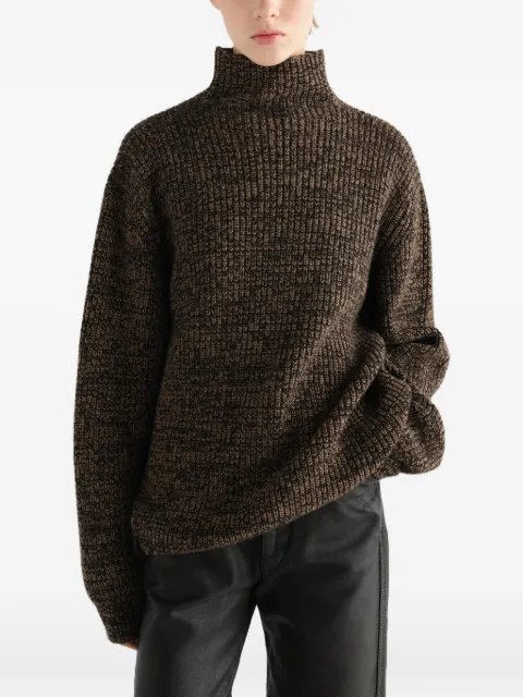 LEMAIRE Stehkragen-Pullover aus Yak-Alpakawolle