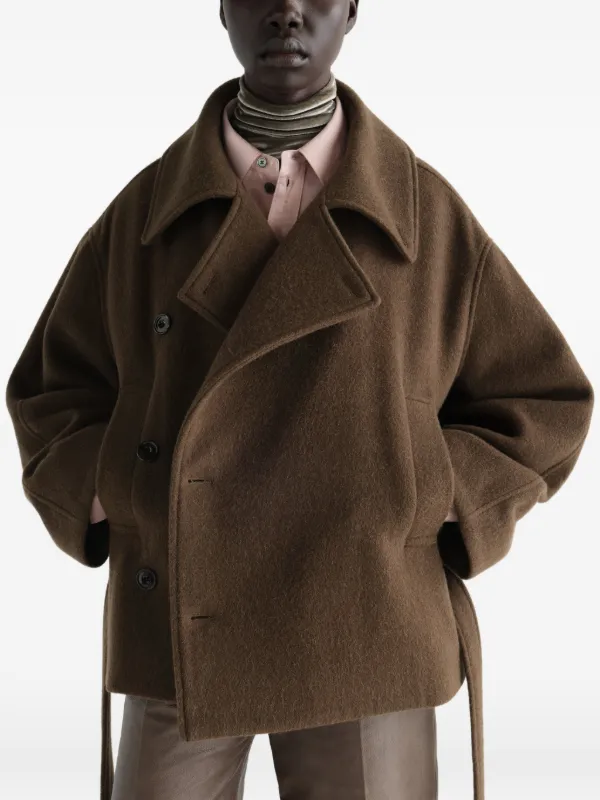 LEMAIRE ラップコート | ブラウン | FARFETCH JP