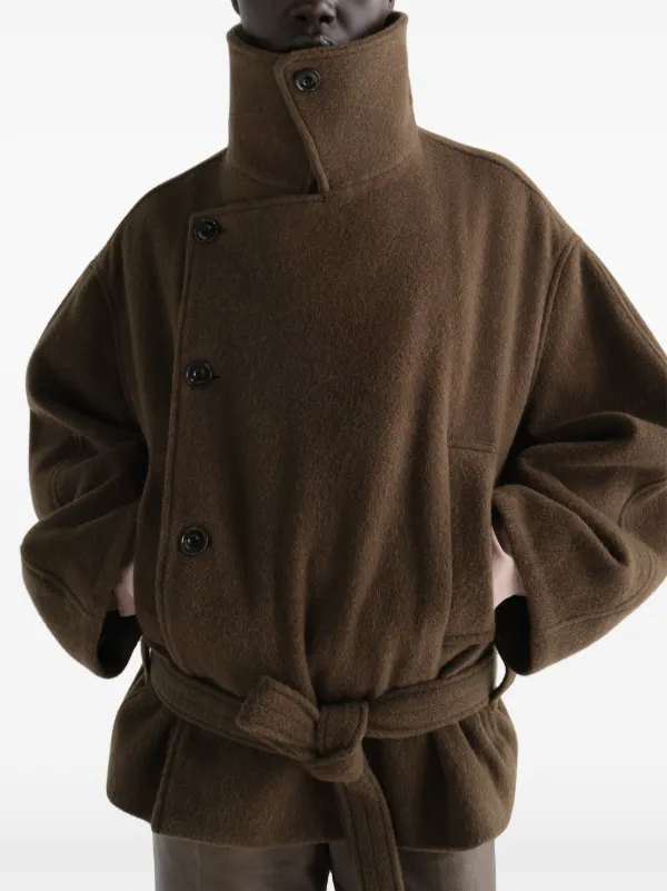 LEMAIRE ラップコート | ブラウン | FARFETCH JP