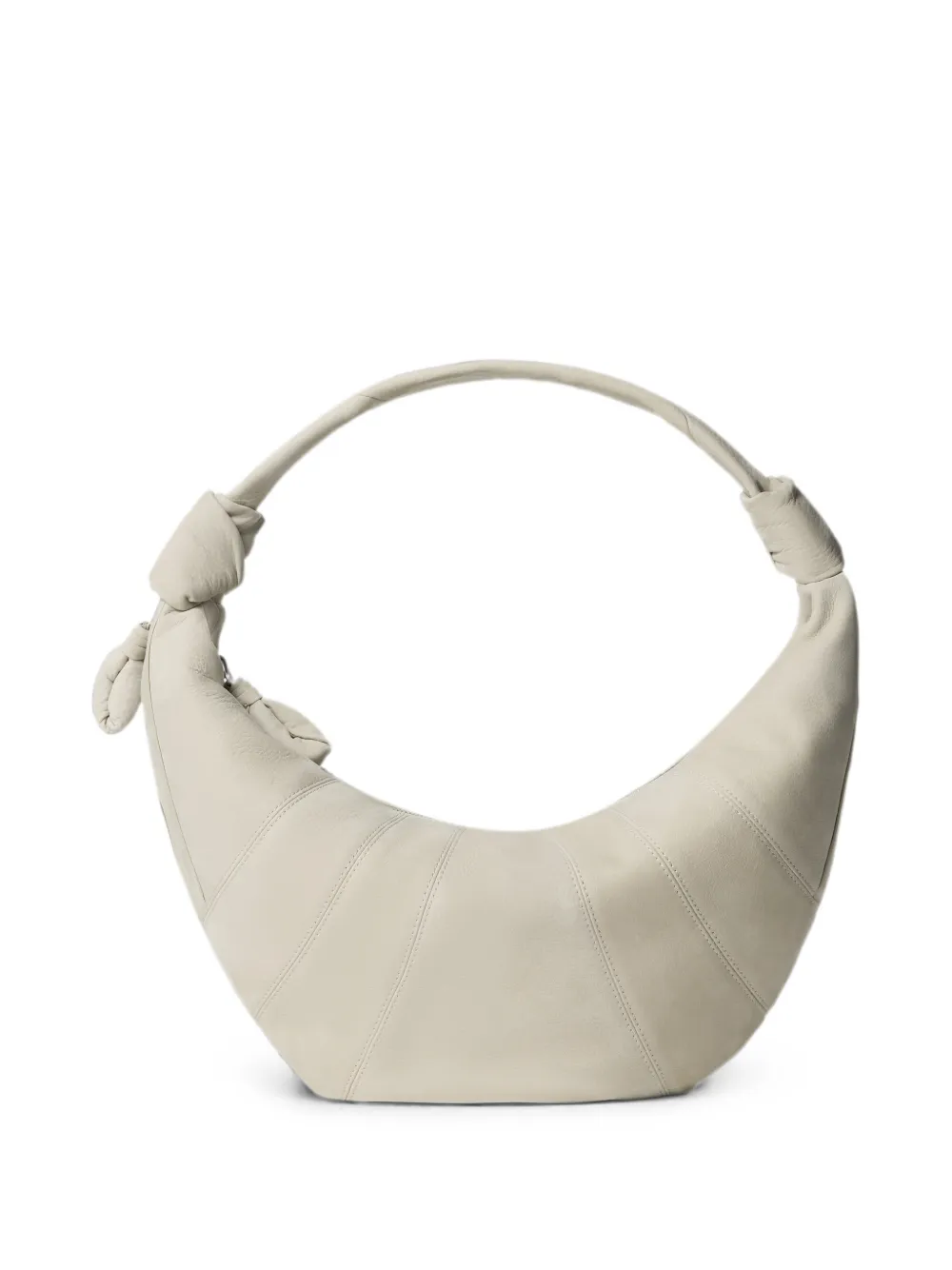 LEMAIRE Fortune Croissant bag in alpaca nubuck - Nude