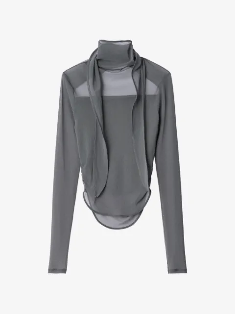 LEMAIRE Ballerina Oberteil aus Mesh-Jersey