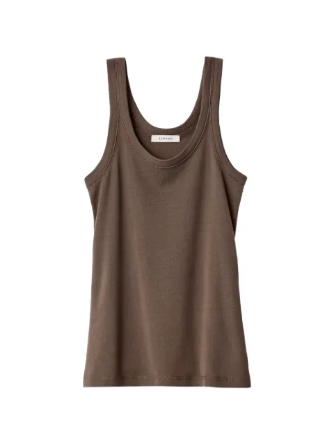 LEMAIRE ribbet tanktop i jersey