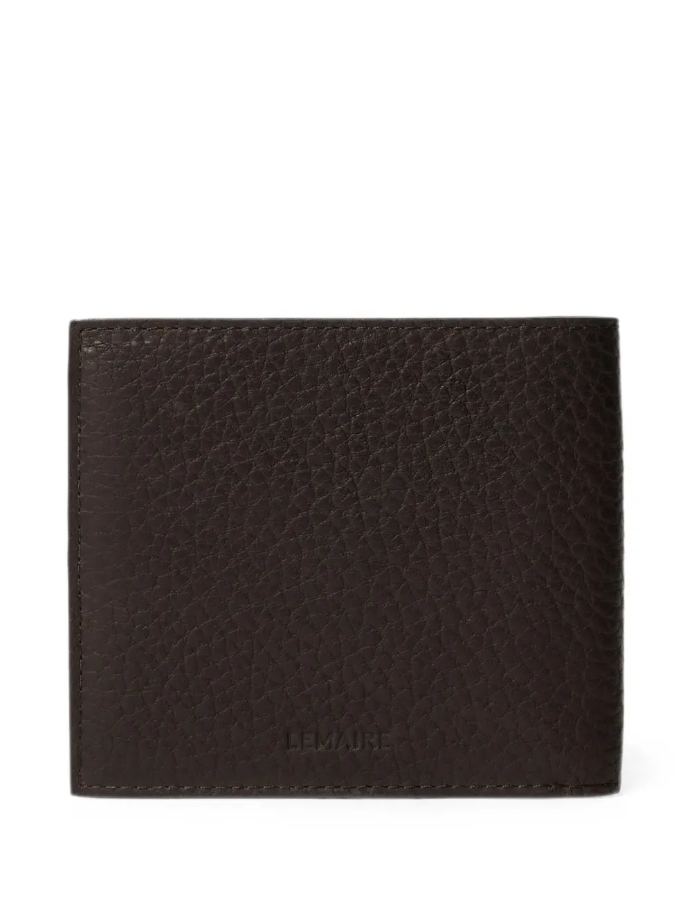 LEMAIRE Soft Tab leren portemonnee Bruin