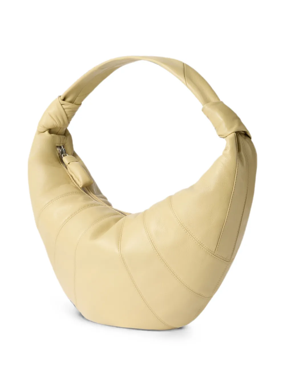 LEMAIRE Fortune Croissant bag in leather - Nude