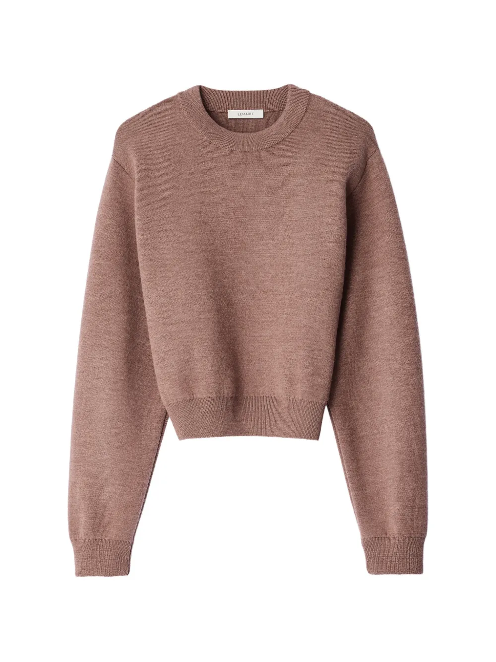 LEMAIRE short sweater in felted merino wool