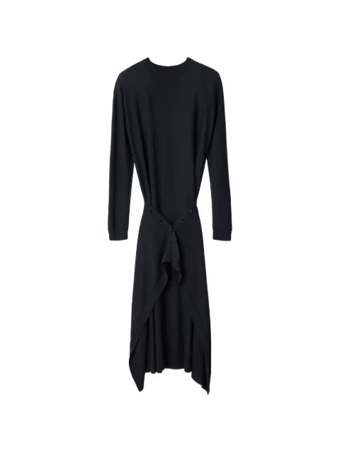 LEMAIRE buttoned dress in merino wool blend