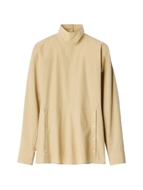 LEMAIRE press-stud bib top in cotton crepe