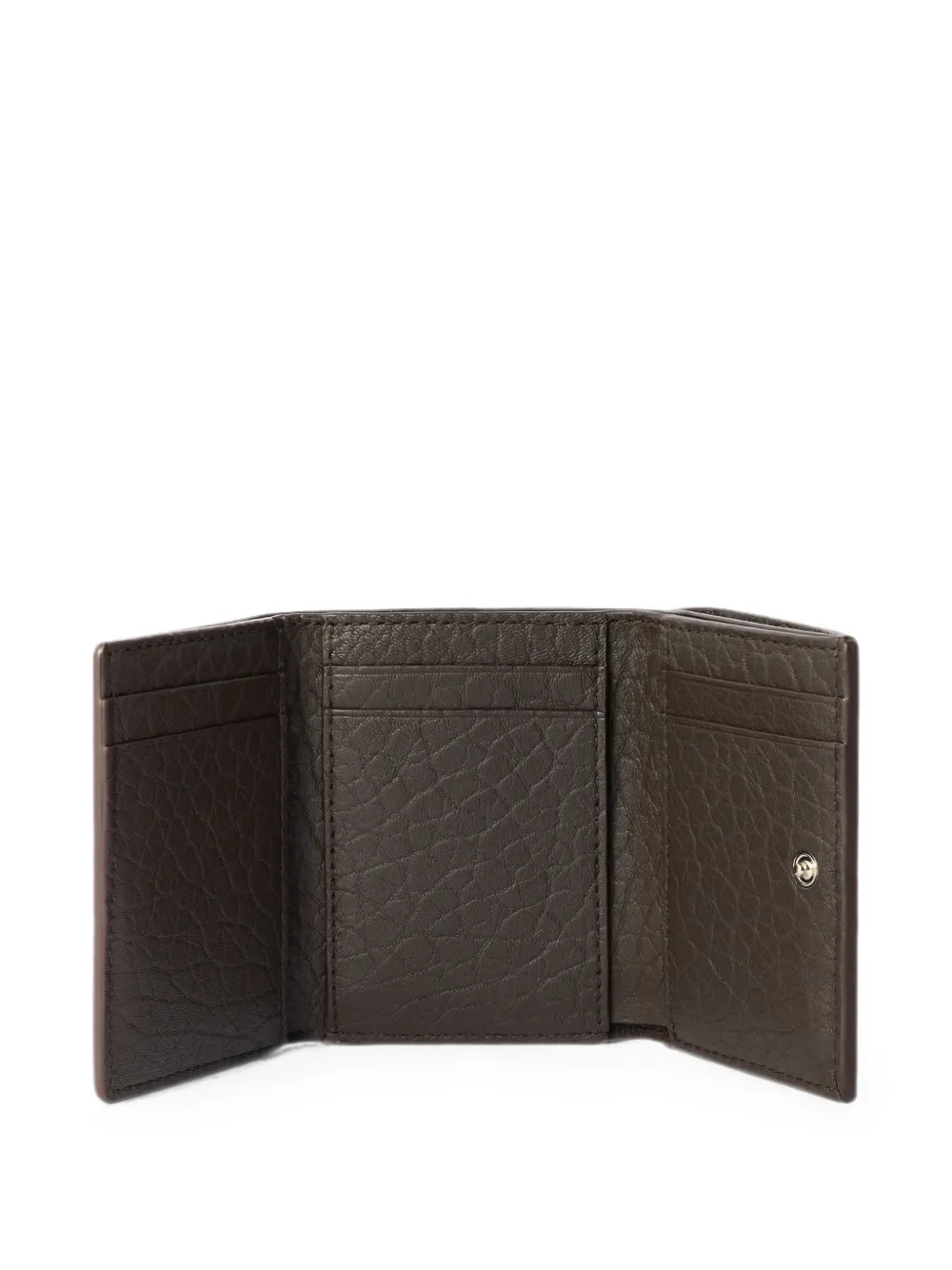 LEMAIRE Gear portemonnee van lamsleer Bruin