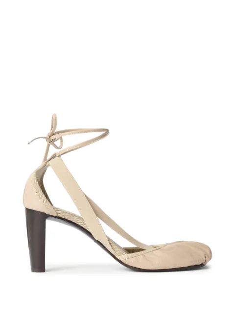 LEMAIRE 80mm pedille heeled ballerinas in goat leather