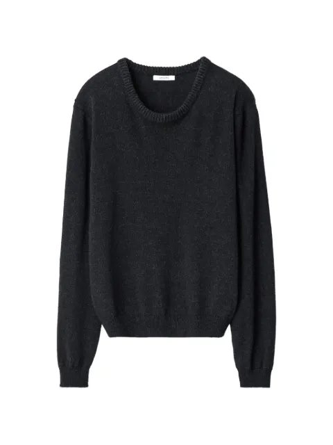LEMAIRE crew-neck sweater in alpaca wool blend