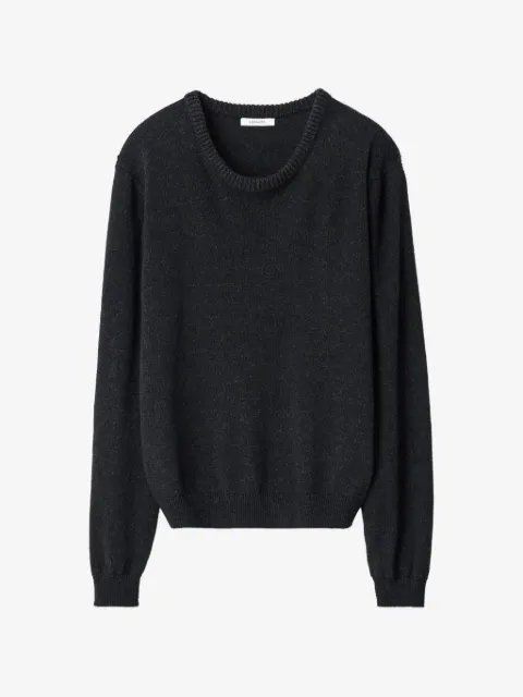 LEMAIRE crew-neck sweater in alpaca wool blend