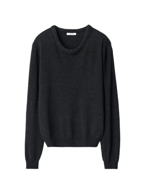 LEMAIRE crew-neck sweater in alpaca wool blend