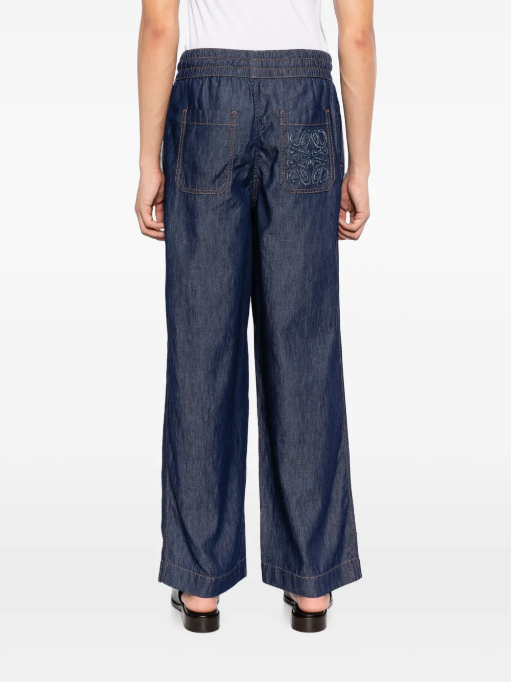 LOEWE Broek met trekkoord Blauw
