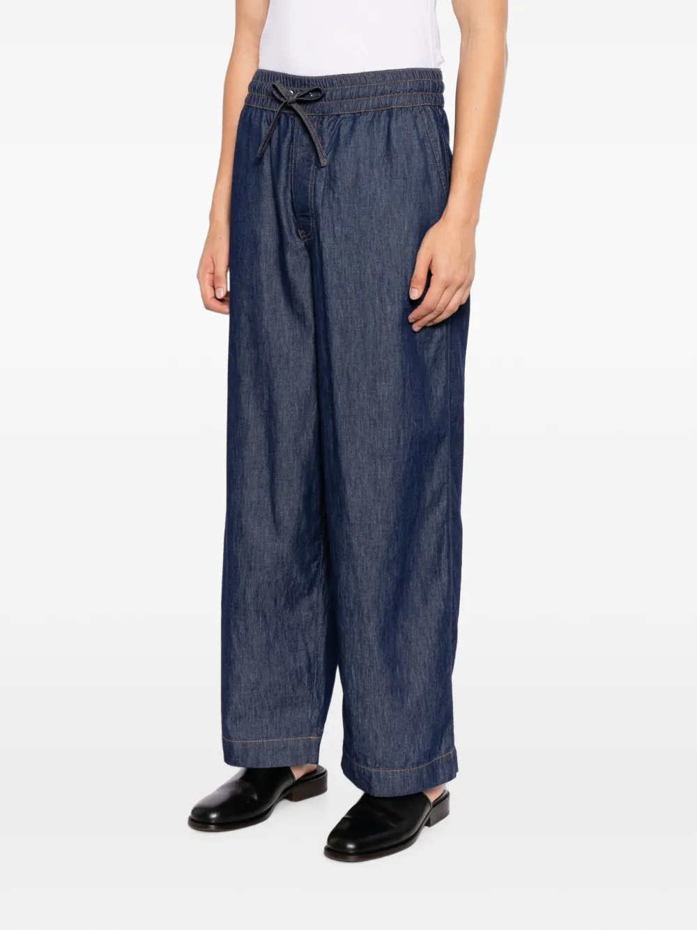 LOEWE Broek met trekkoord Blauw