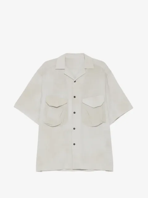 Ziggy Chen short-sleeve flap-pocket shirt