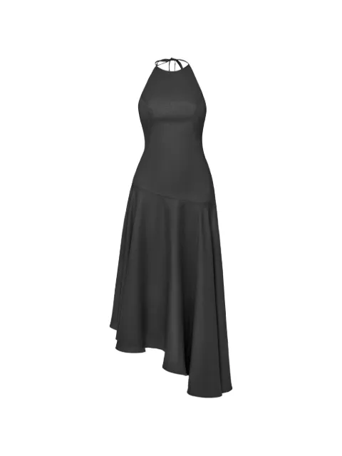 ANOUKI asymmetric halterneck dress